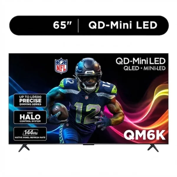 65″ Class QM6K Series QD-Mini LED QLED 4K UHD HDR Smart Google TV (NEW 2026)